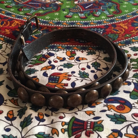 GAP Genuine Leather Studded Women’s Small Belt 39” - Picture 1 of 8